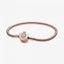Rose Schlangen-Gliederarmband Funkelndes Crown O