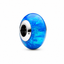 Charm Schillerndes Tiefblaues Ozean Opal Sterling-Silber