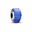 Mini-Charm Blaues Murano-Glas Sterling-Silber