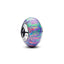 Charm Leuchtendes Violett Opal Silber