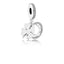 Charm-Anhänger Kleeblatt Sterling Silber
