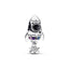 Charm Weltraumliebe Rakete Kristalle Sterling-Silber