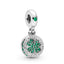 Charm-Anhänger Dazzling Clover Silber