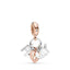 Rose Charm-Anhänger Perfect Family Silber