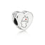 Länder-Charm Germany Sterling-Silber Rot
