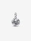 Totenkopf Medaillon-Charm Sterling-Silber