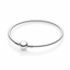 Charm-Armreif mit Kugelverschluss Silber