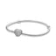 Schlangen-Gliederarmband mit Herz-Verschluss