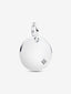 Gravierbarer Anhänger mit im Labor gezüchtetem Diamanten 0.012 ct TW, Sterling-Silber