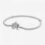 Armband Moments Asymmetrischer Stern-Verschluss Silber