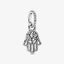 Charm-Anhänger Hand der Fatima Silber