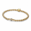 Armband Kugeln & Pavé Vergoldet