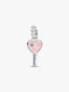 Schillernder Roter Schlüssel Charm-Anhänger Sterling-Silber