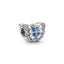 Charm Funkelndes Blauer Schmetterling Sterling-Silber