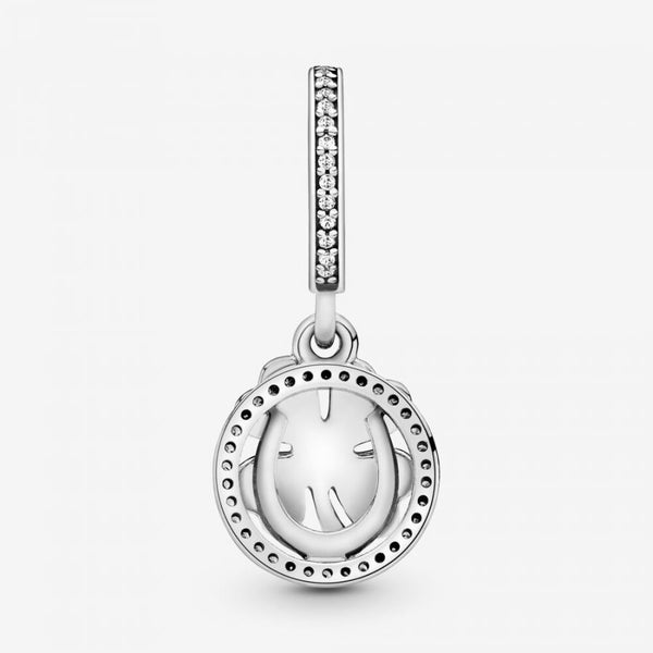 Charm-Anhänger Kleeblatt Sterling Silber