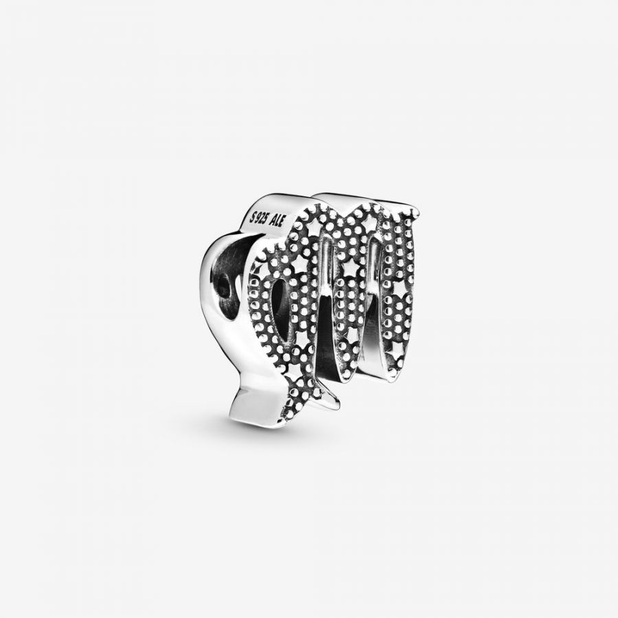 Charm Funkelnde Jungfrau Sterling-Silber Zweitbild