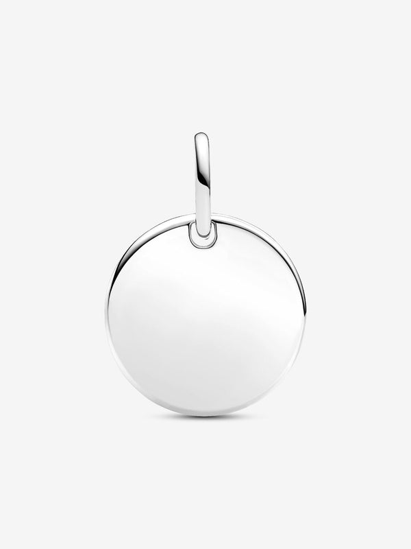 Gravierbarer Anhänger mit im Labor gezüchtetem Diamanten 0.012 ct TW, Sterling-Silber