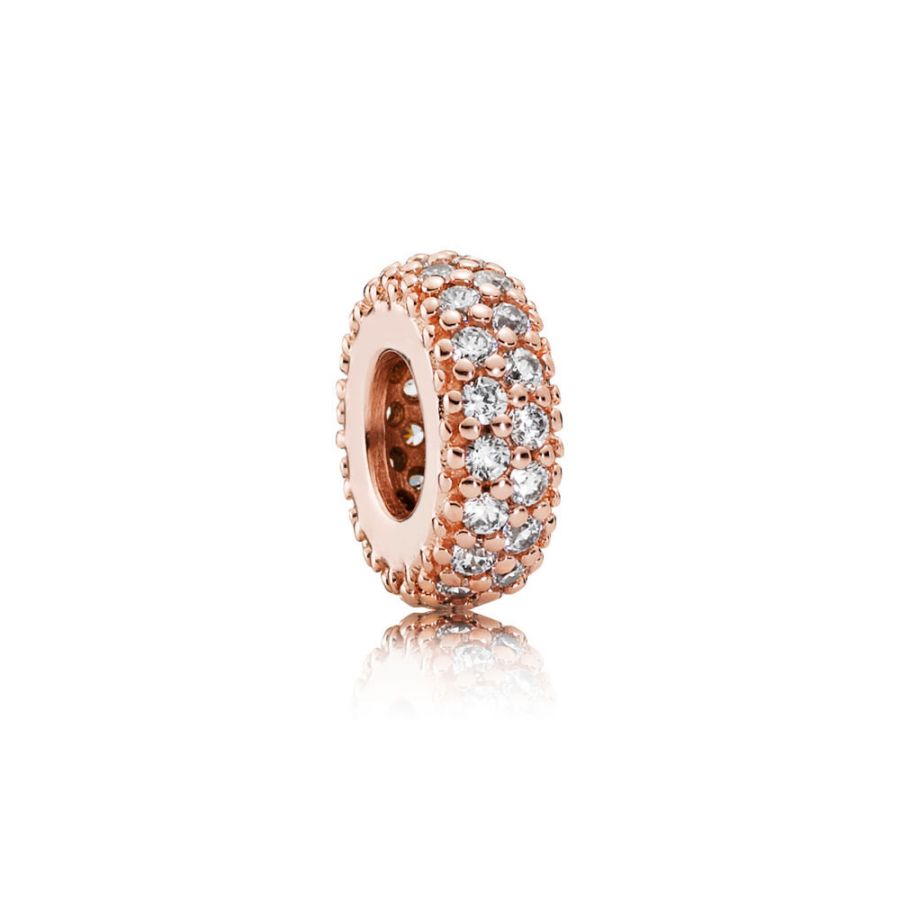 Rose  Charm Klares funkelndes Zwischenelement Hauptbild