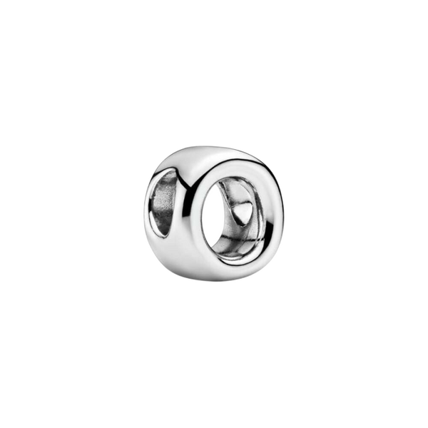 Charm Buchstabe Letter O Silber