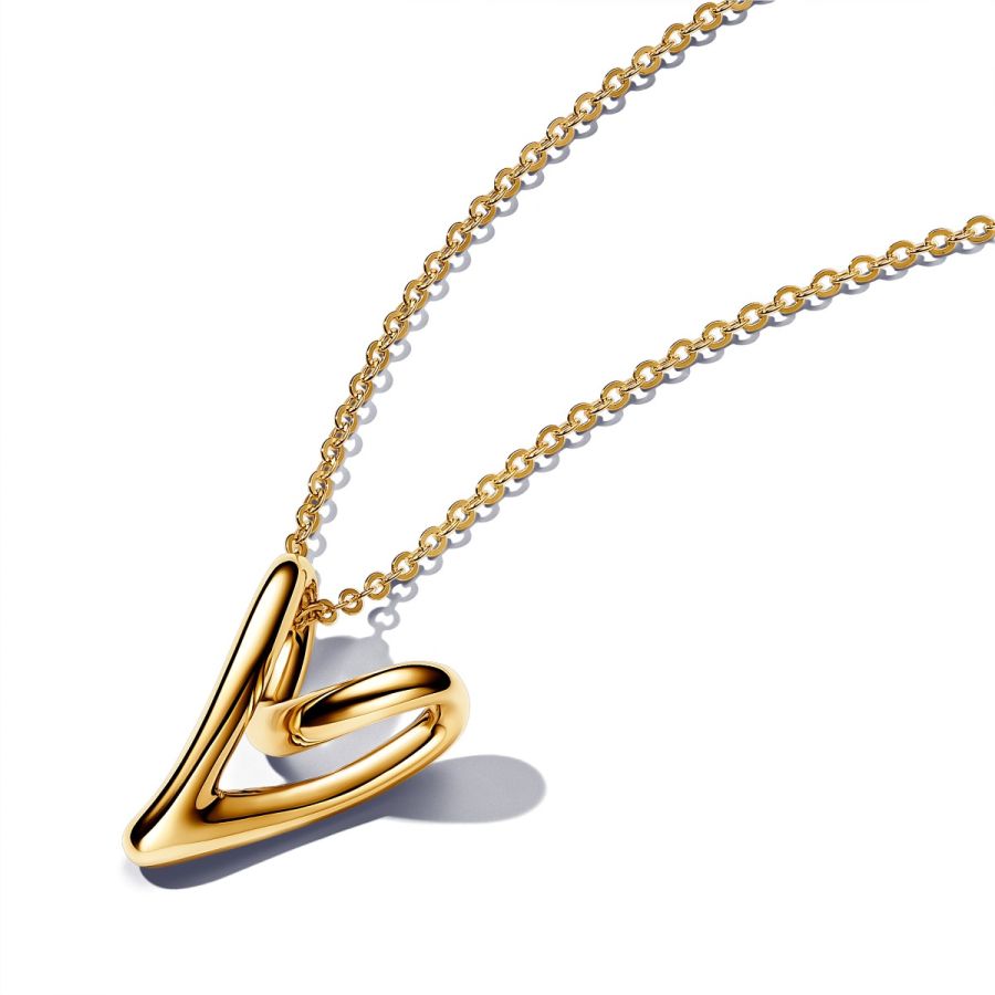 Essence Kette mit Anhänger Herz Vergoldet 363272C00
