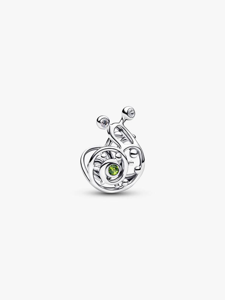 Schnecke Offen gearbeitetes Charm Sterling-Silber