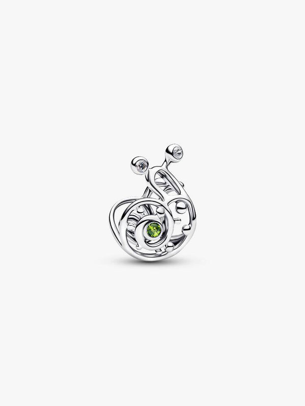 Schnecke Offen gearbeitetes Charm Sterling-Silber