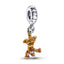 Charm-Anhänger Winnie Puuh Tigger Sterling-Silber