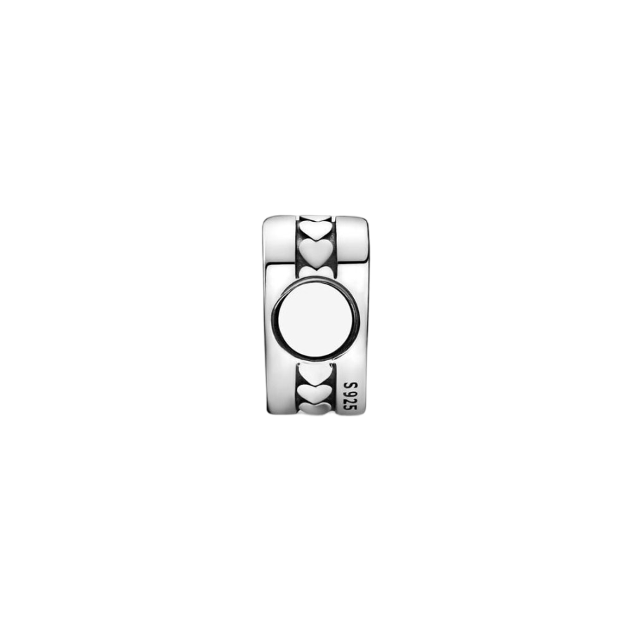 Charm Berlin Herz Sterling-Silber