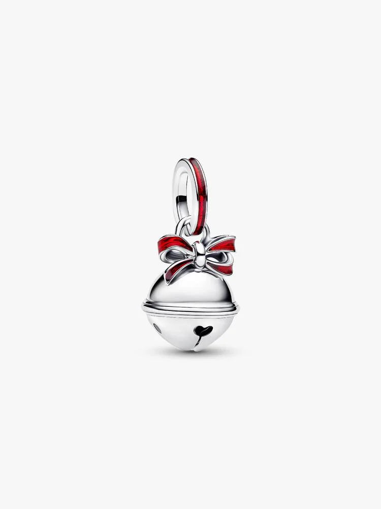 Weihnachtsglocke Charm-Anhänger Sterling-Silber
