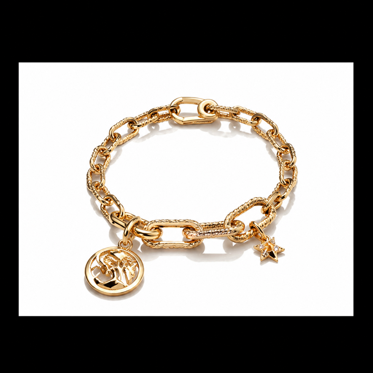 Kettenarmband 14 k Vergoldet