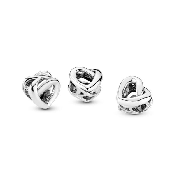 Charm Knotted Hearts Sterling-Silber