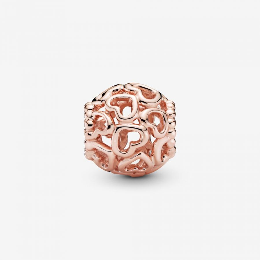 Rose  Charm Herzstrudel All-Over Herzen Zweitbild