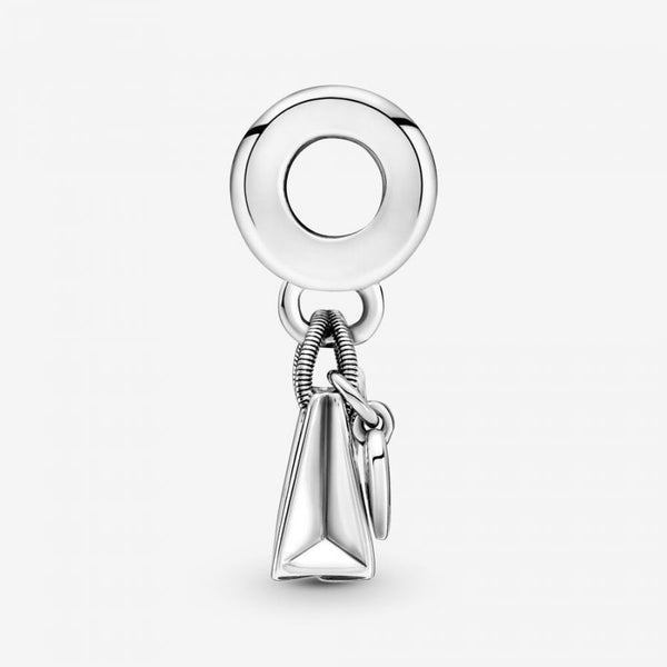 Charm-Anhänger Einkaufstasche Sterling-Silber
