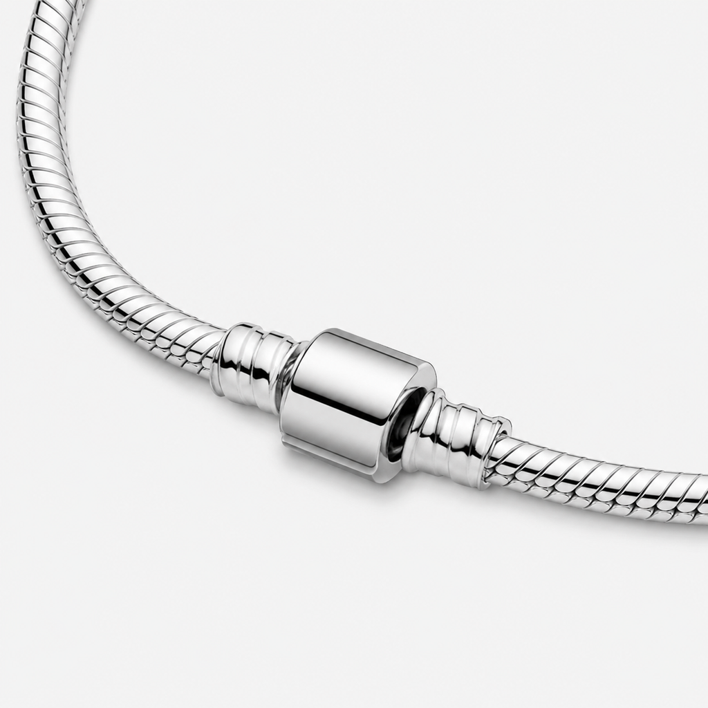 Schlangen-Gliederarmband Zylinder-Verschluss