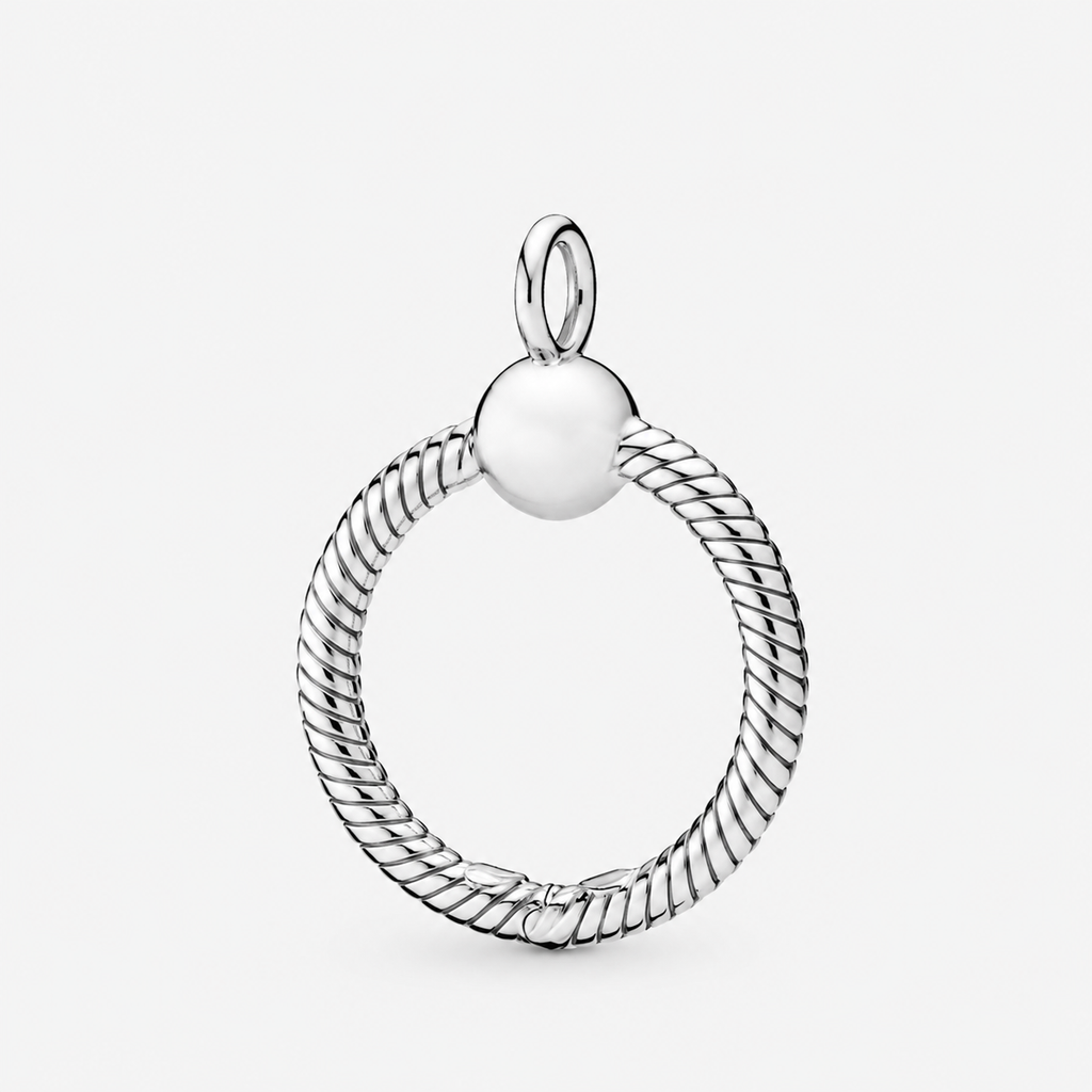 Ketten-Anhänger Charmträger Moments O Pendant Sterling-Silber