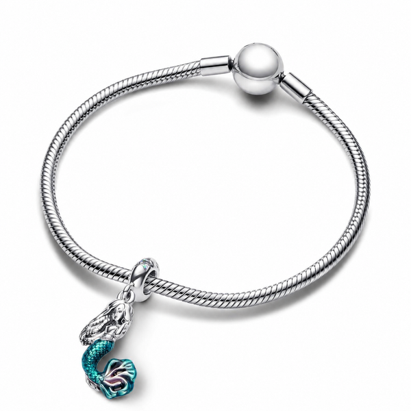 Charm-Anhänger Arielle Die Meerjungfrau Silber