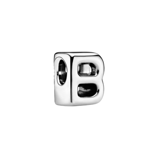 Charm Buchstabe Letter B Silber