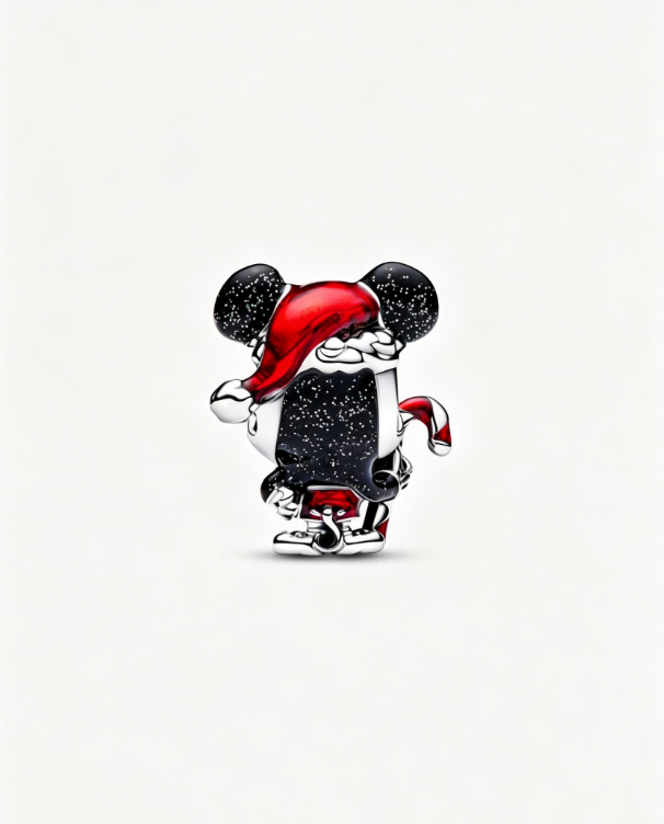 Micky Maus Weihnachten Charm Sterling-Silber