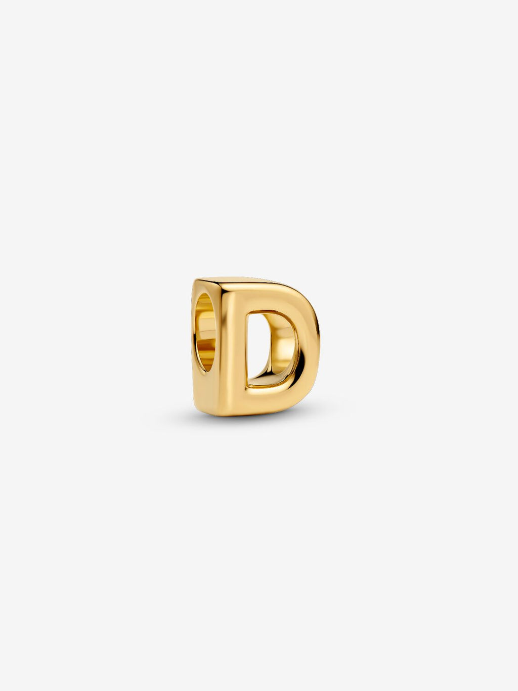 Buchstabe D Alphabet -Mini-Charm 14 Karat Vergoldung