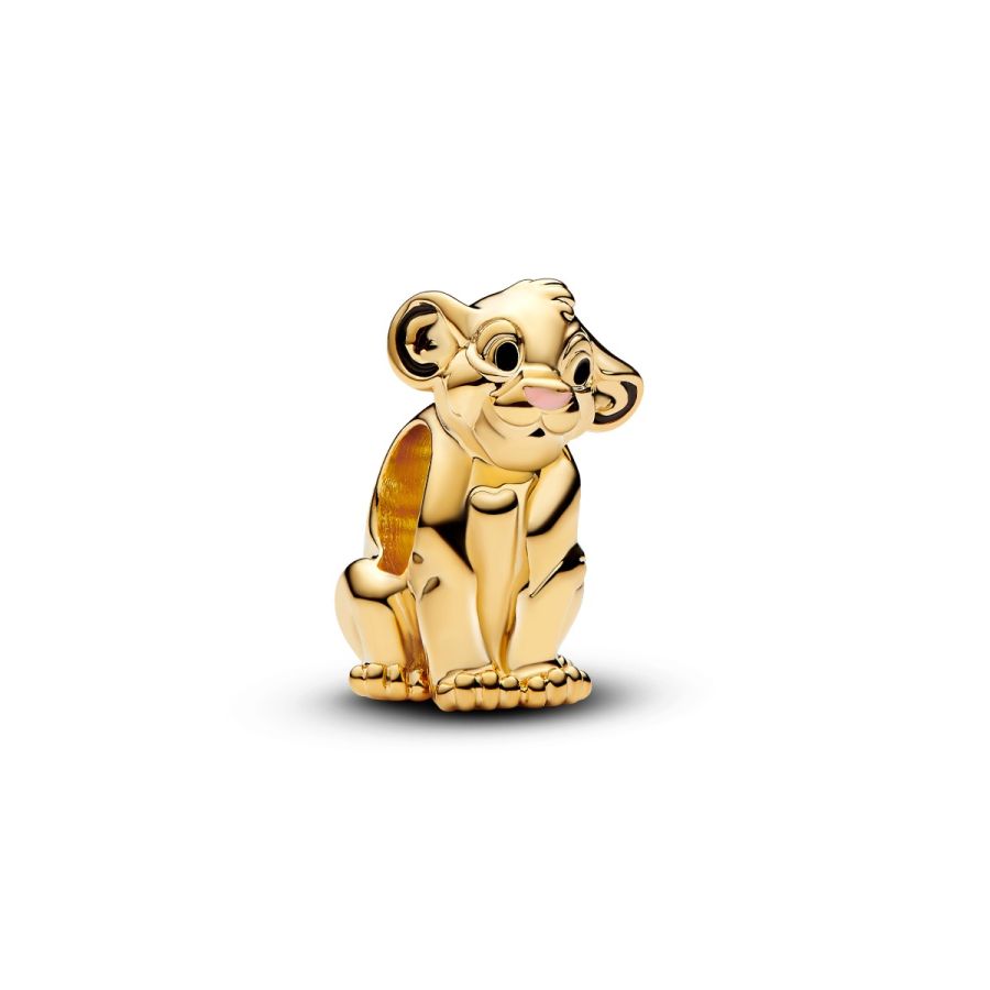 Charm König der Löwen Simba Vergoldet