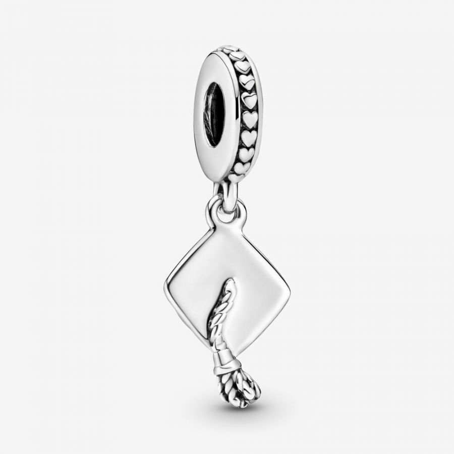 Charm-Anhänger Schulabschluss-Mütze Sterling-Silber Hauptbild