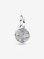 Gravierbares Mini-Medaillon-Charm Sterling-Silber