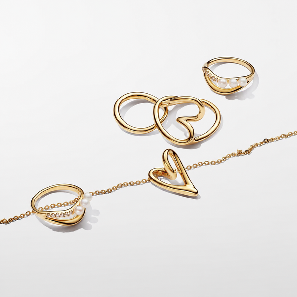 Essence Kette mit Anhänger Herz Vergoldet 363272C00