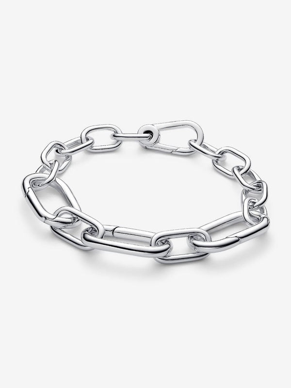 Auffälliges Gliederketten-Armband Sterling-Silber