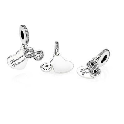 Charm-Anhänger Forever Friends Sterling Silber
