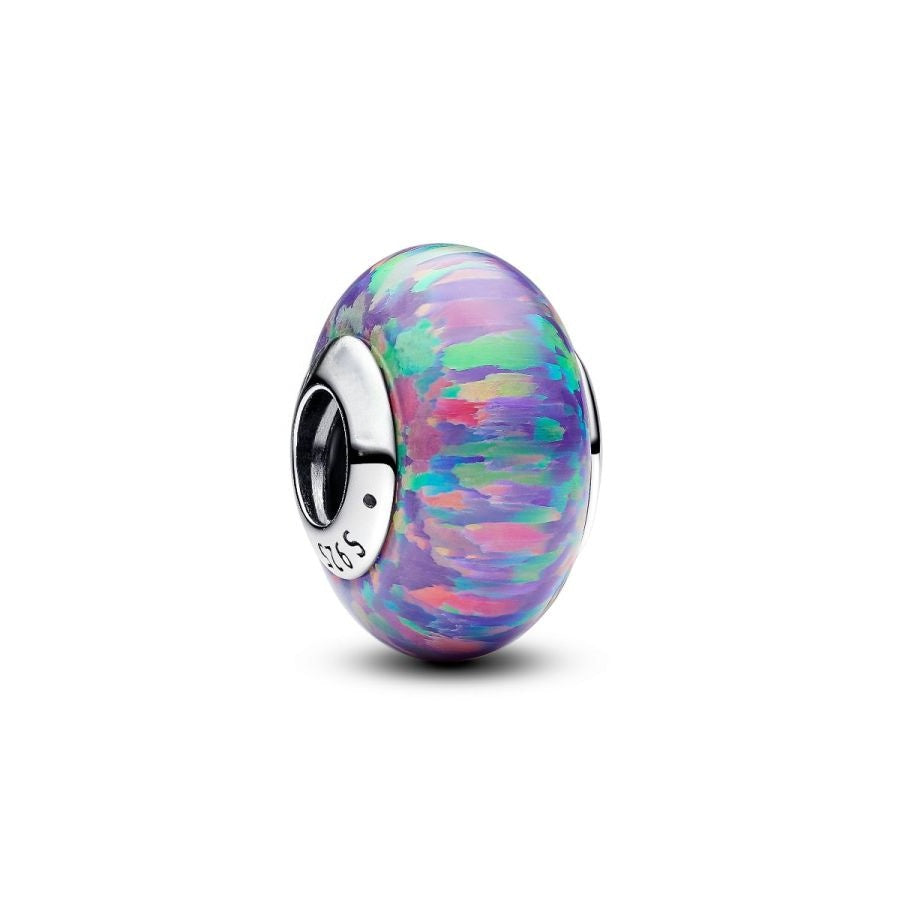 Charm Leuchtendes Violett Opal Silber Hauptbild