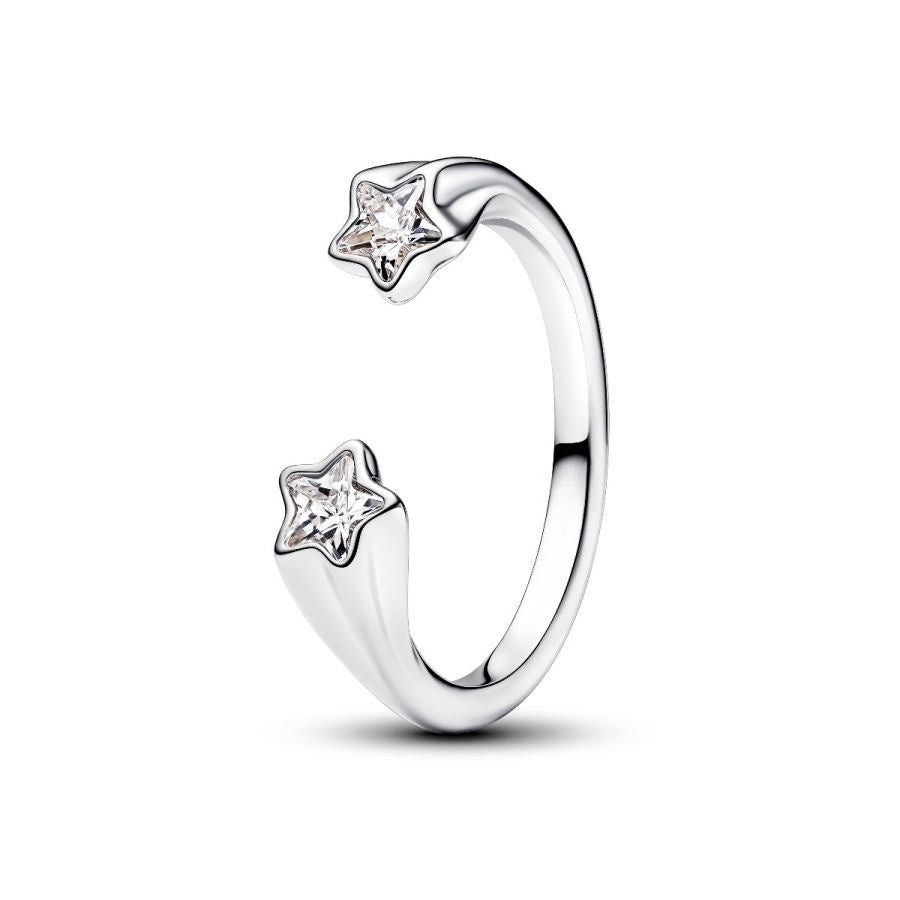 Ring Offen Sternschnuppen Sterling-Silber Hauptbild