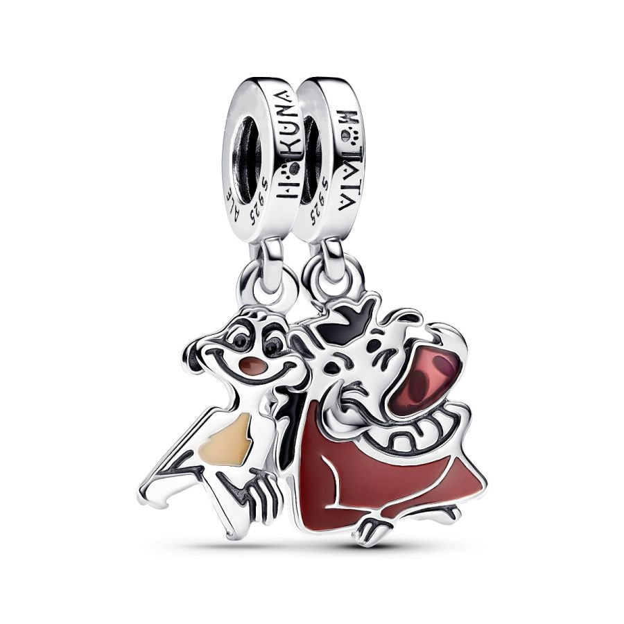 Charm-Anhänger Timon und Pumbaa Silber Hauptbild