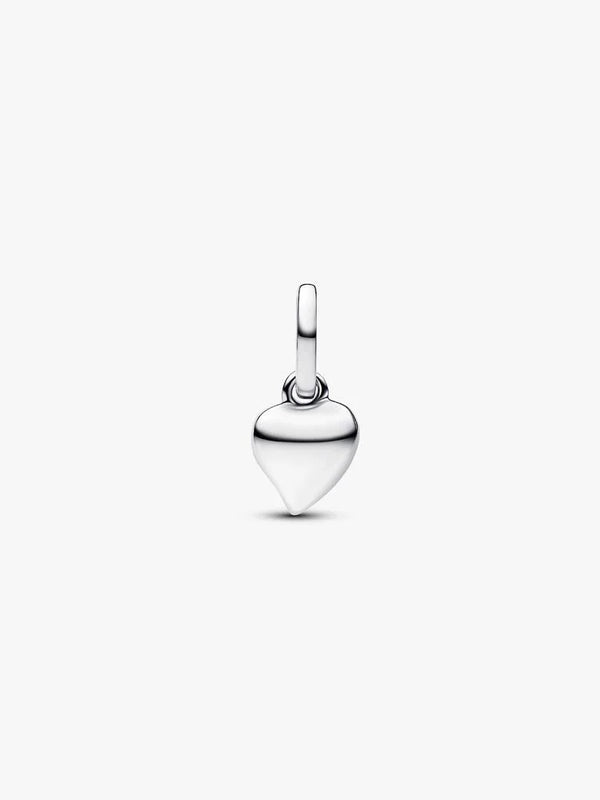 Herz Mini-Charm-Anhänger Sterling-Silber