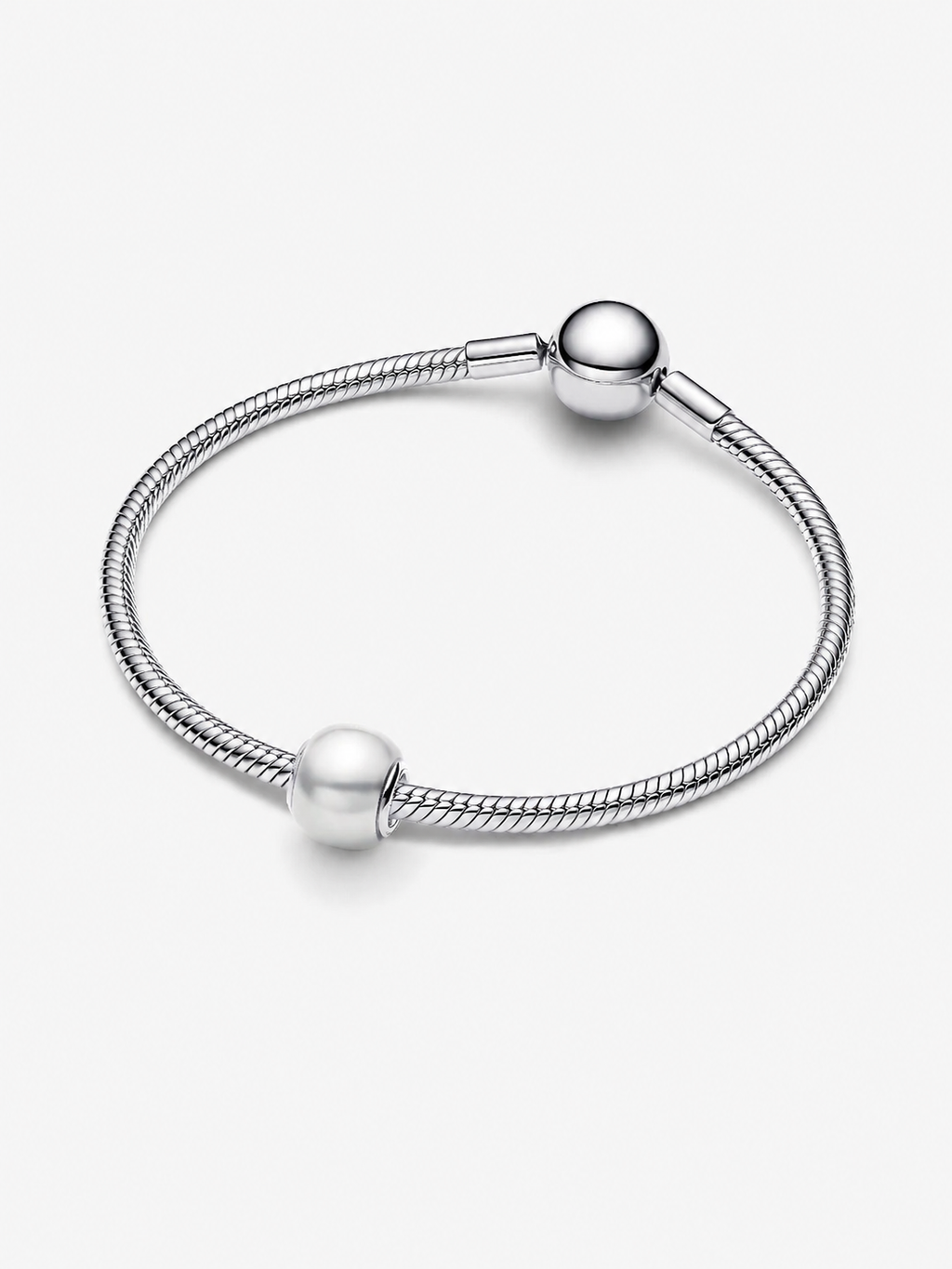 Weißes Charm Sterling-Silber